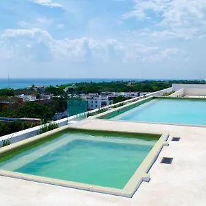 Apartamento 2 Beds Pool View Modern Apt/parking, Gym, Rooftop - 405 Musa, Playa del Carmen